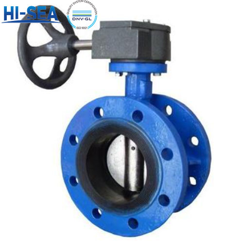 JIS F7480 Marine Double Flanged Type Butterfly Valve